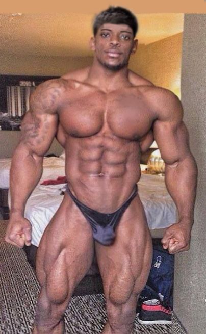 massive gay black bodybuilder