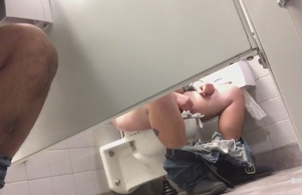 men using asian toilet