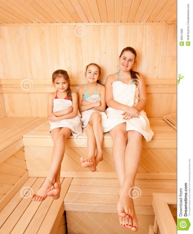 two mothers and daughters naked