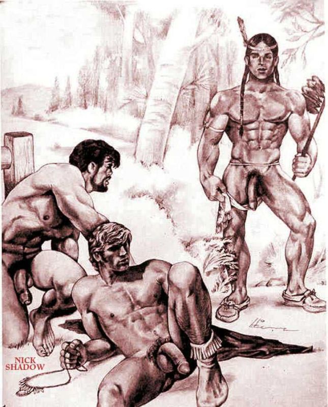 native american men nude