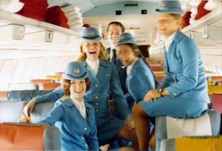 stewardess sex on plane