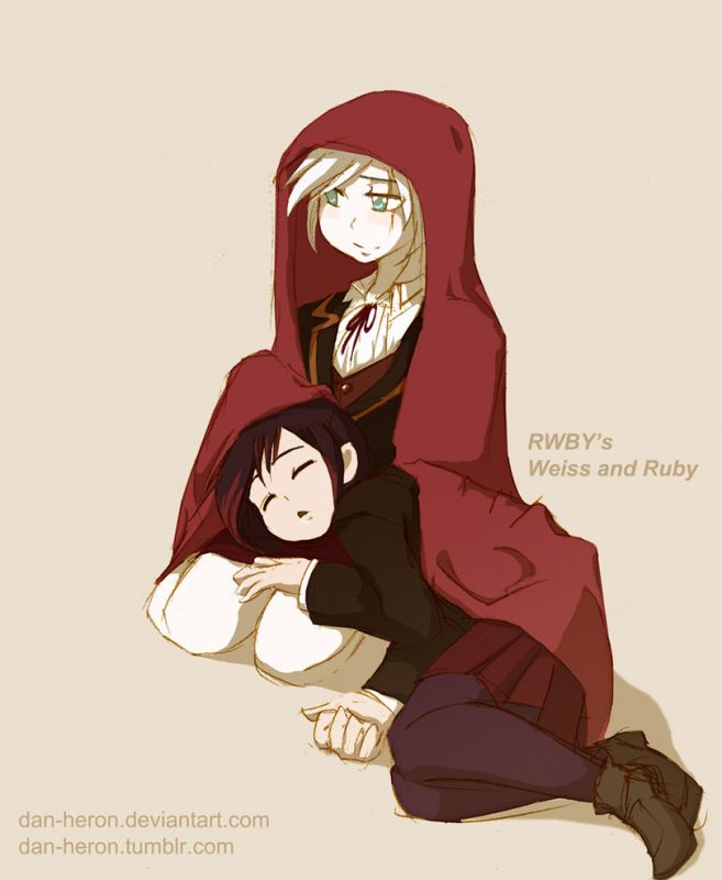 Ruby and weiss rwby hentai-porn pic