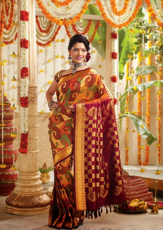 unique indian silk sarees