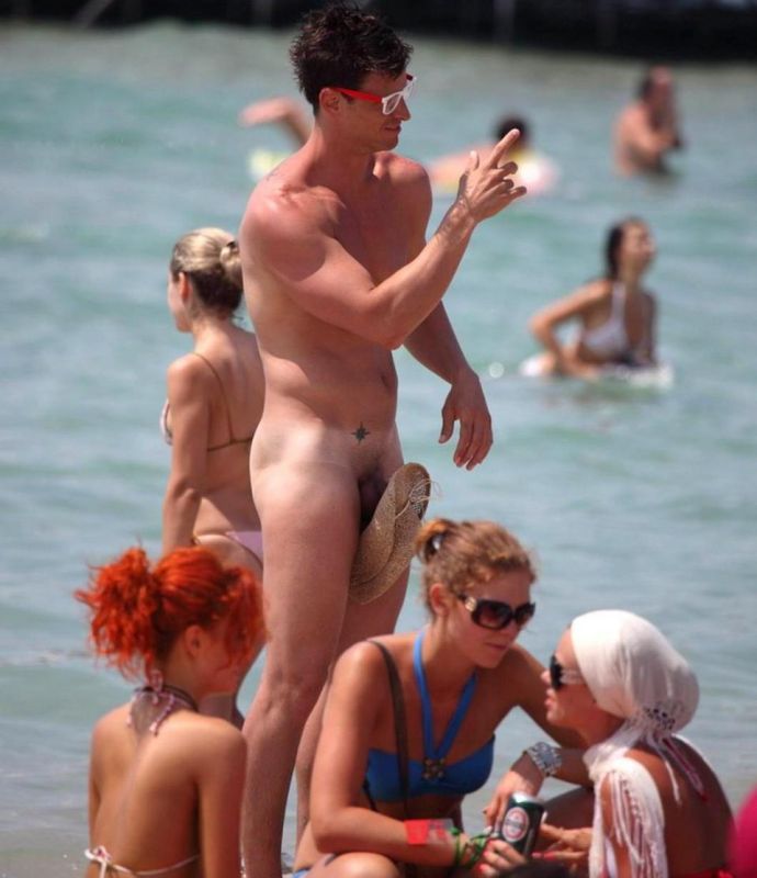 nude beach selfies