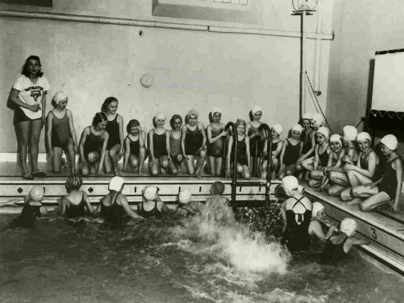 vintage swimming at the ymca