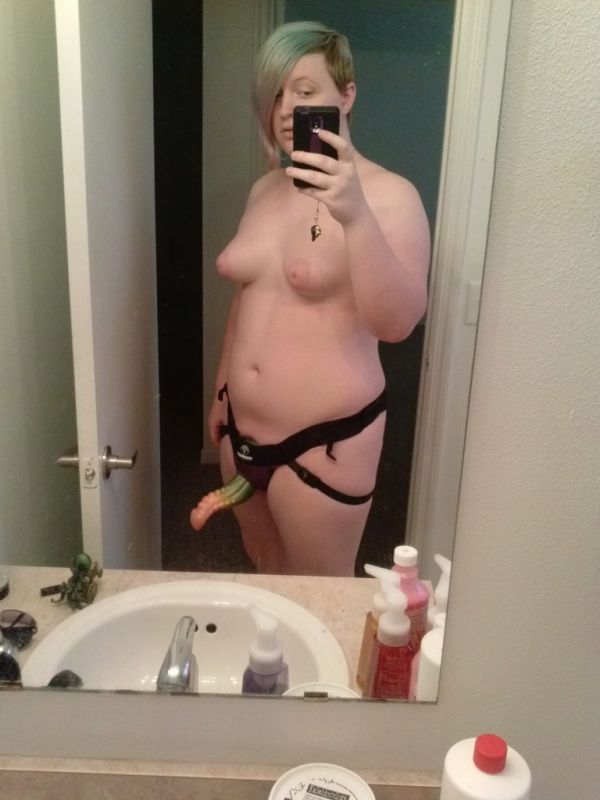 tumblr wife lingerie strapon
