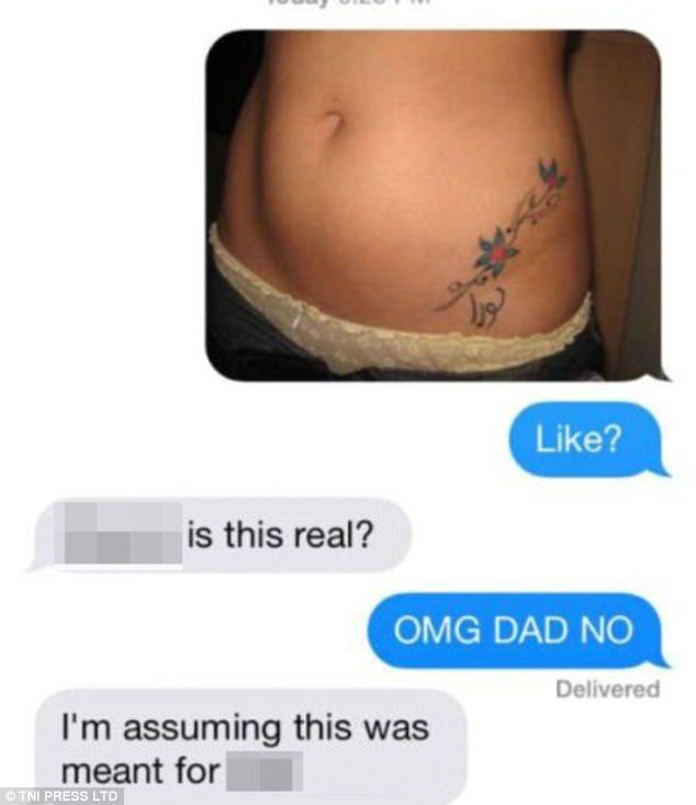 daughter looking at dads penis