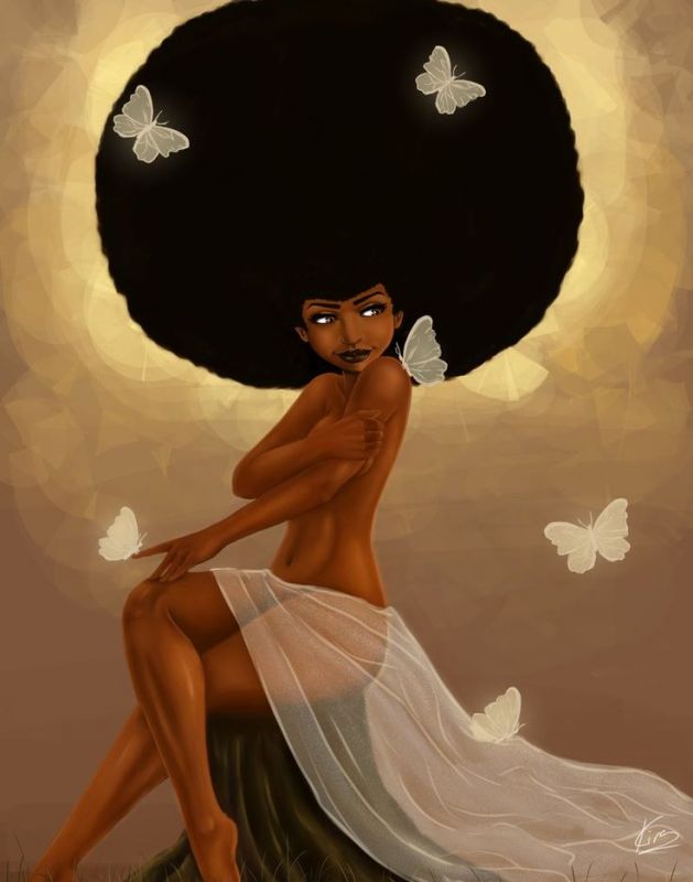 african american woman cartoon