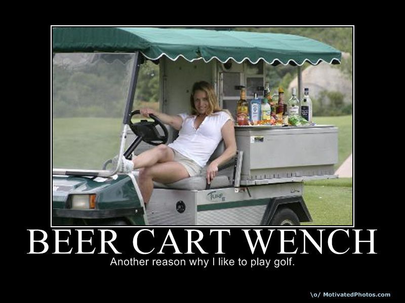 golf course cart girls