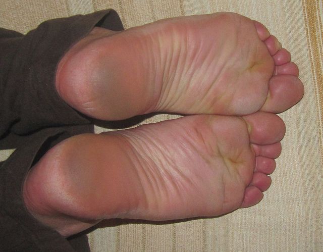 barefoot women dirty feet soles