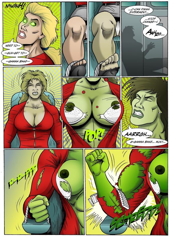 manic funhouse she hulk transformation