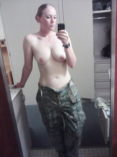Topless Female Soldiers