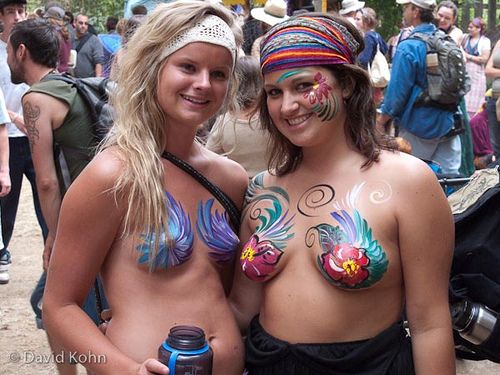 tattooed nude babes at sturgis