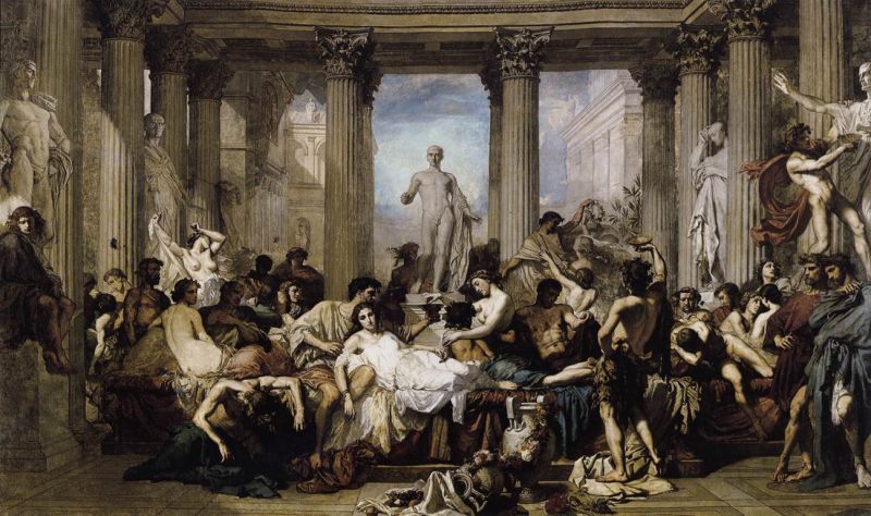 decadence in ancient rome