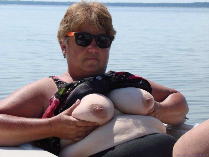 huge granny tits