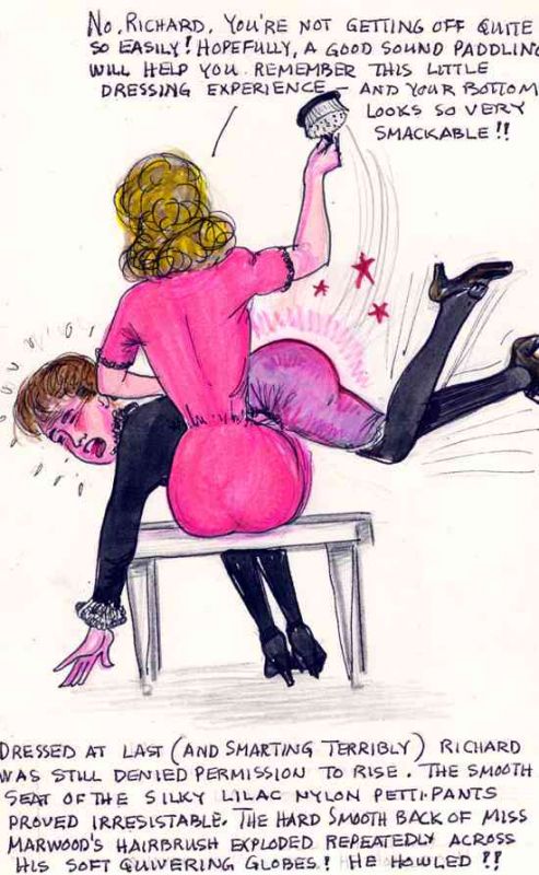 flatt spanking art by