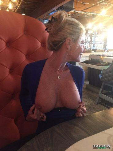 huge tits bent over