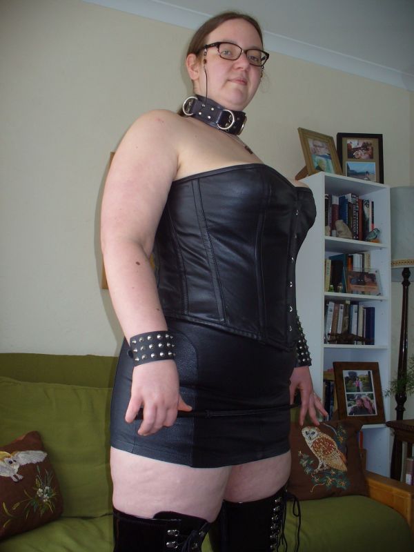 leather skirt cougar