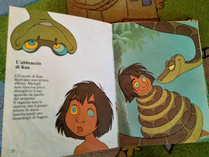 mowgli and kaa the python book