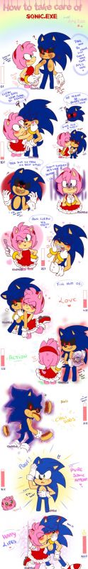 amy and sonic boom kiss