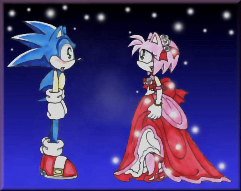 sonic and amys first kiss