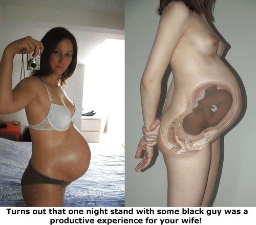 before and after interracial impregnation
