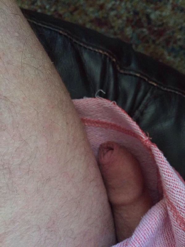 cock accidental peeking out