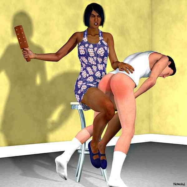 women spanking men paddle