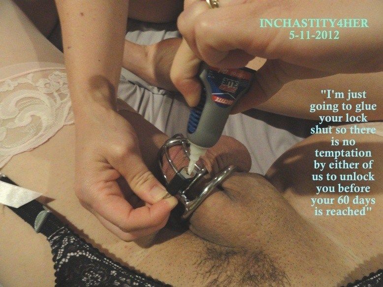 chastity release captions