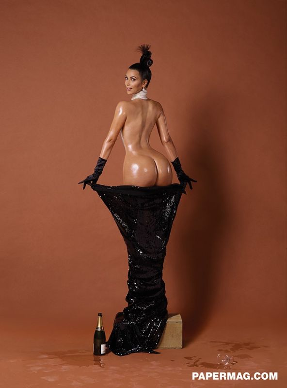 Kim Kardashian Nude Ass Cumception