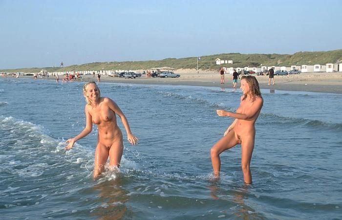 finland girls beach