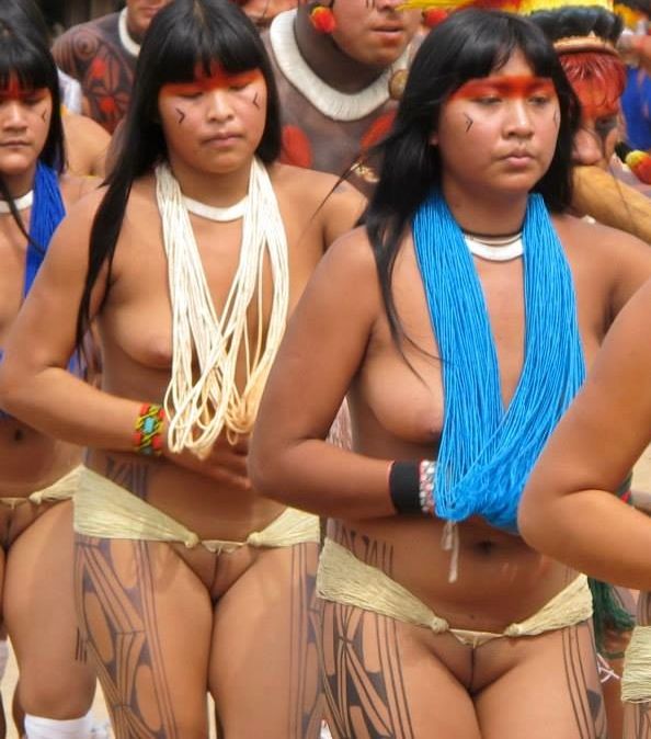 amazon tribal men