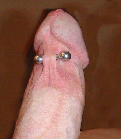 male groin piercing