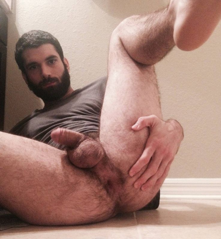 hairy gay male