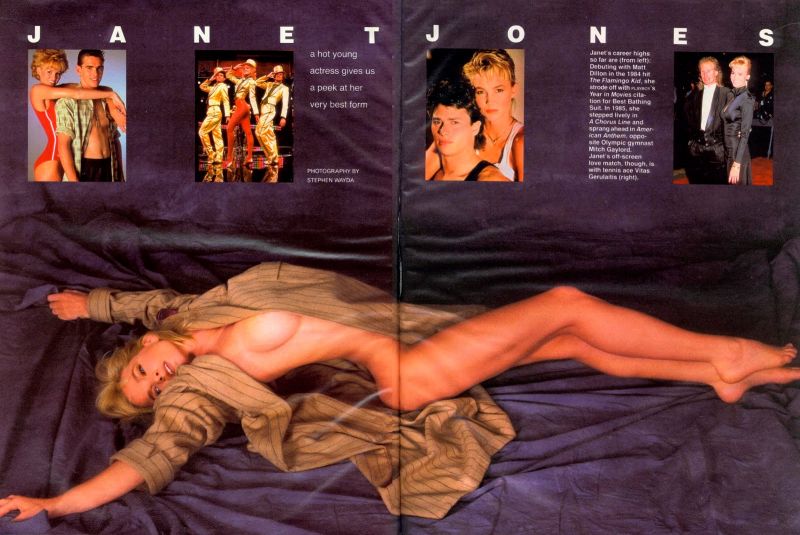 Topless janet jones Playboy Vintage