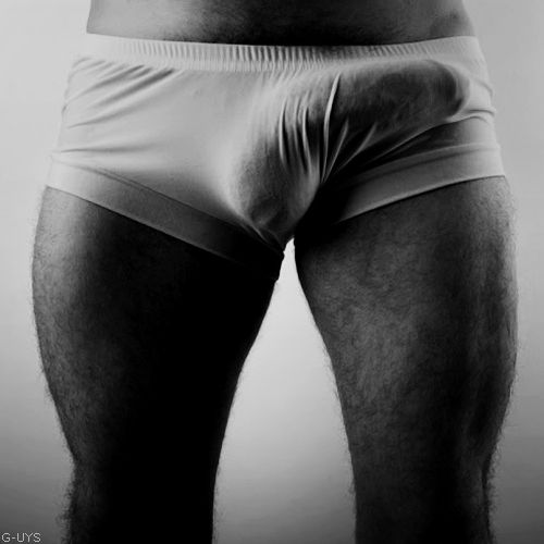 men with erections in wet underwear