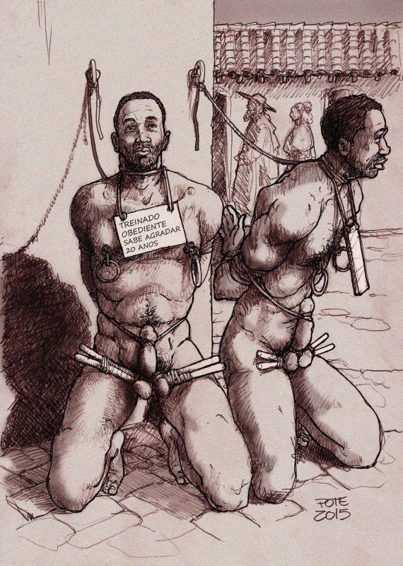 slave drawing