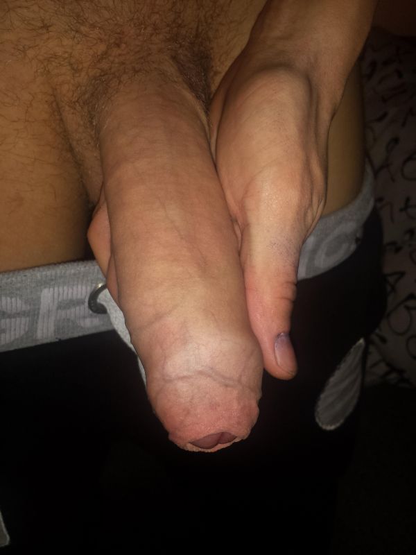 playing with foreskin of uncut cocks