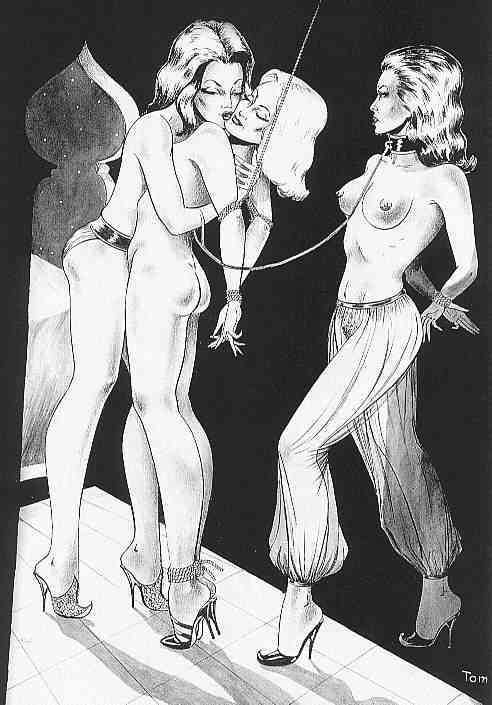 vintage naked women in bondage