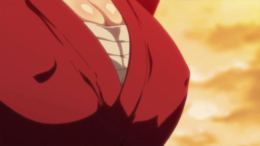 big boob anime breast animated