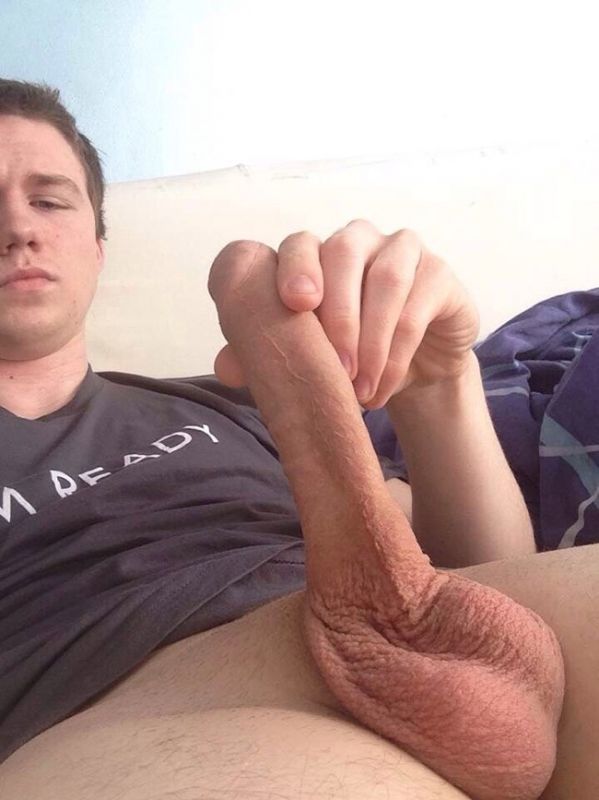 playing with his penis