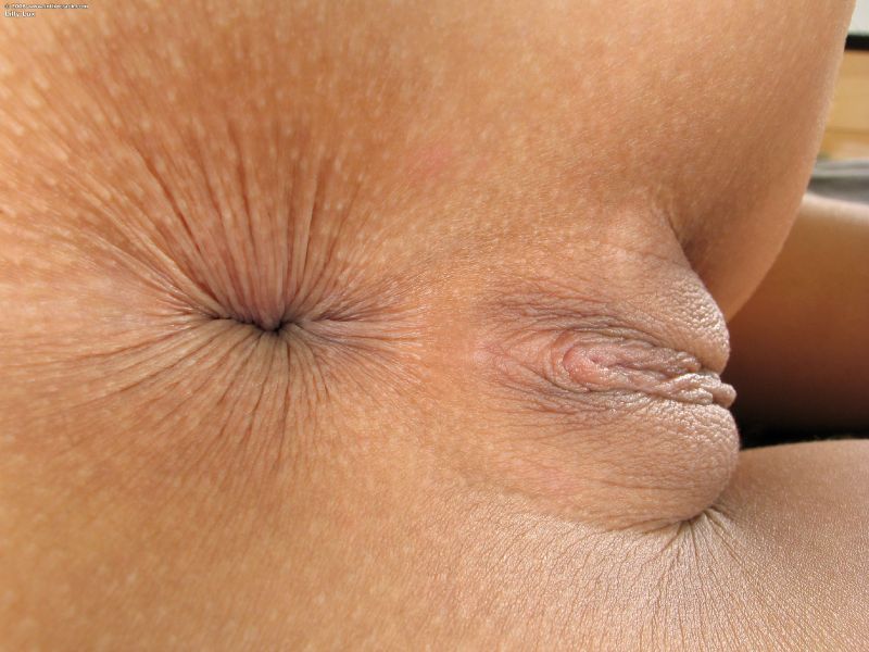 perfect shaved vulva up close
