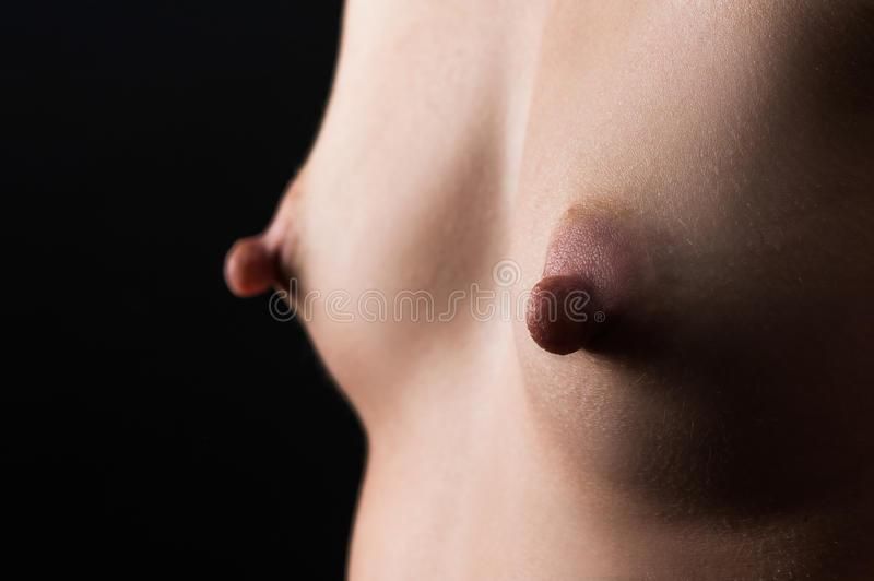 natural tits close up