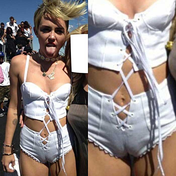 Miley Cyrus Hot Blonde Pussy