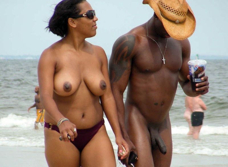 couple nude beach men