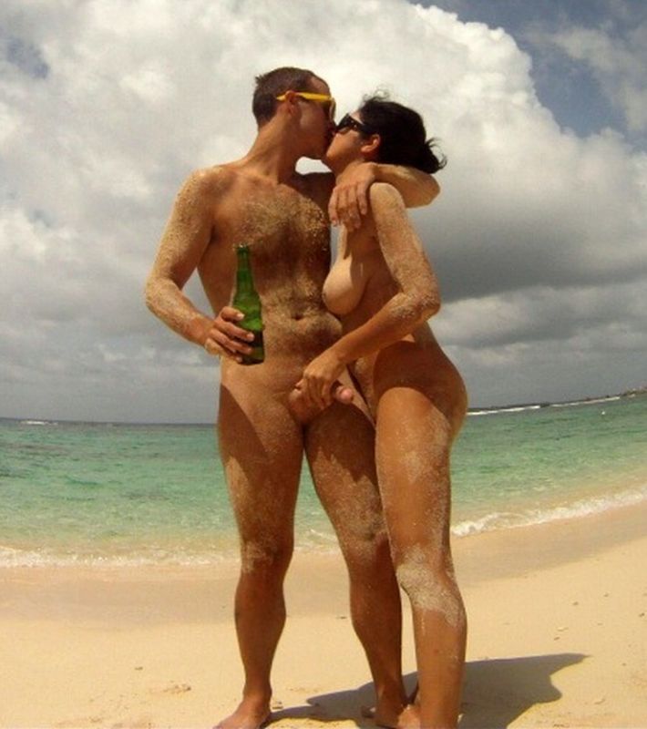 lesbian couples nude beach