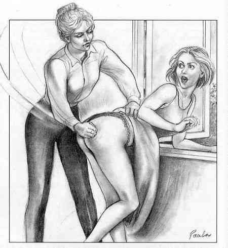 bbw spanking art