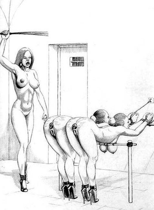 nude women bondage art