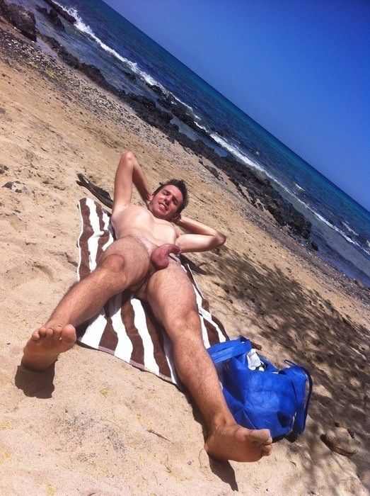 uncut nude beach boners