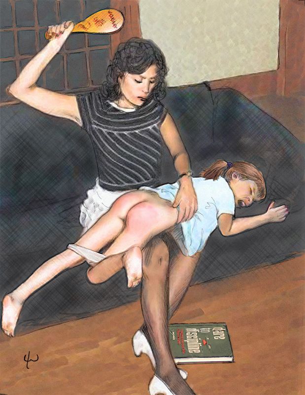 women spanking men art